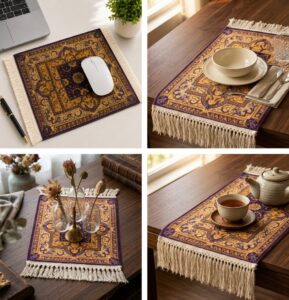 Multi-Purpose Mouse Pad & Decorative Table Mat