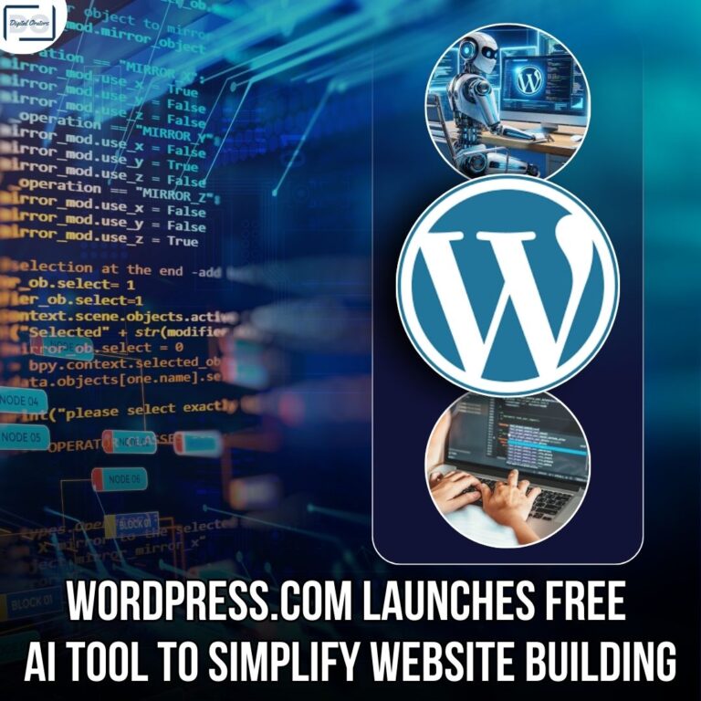 WordPress.com Unveils Free AI Website Builder