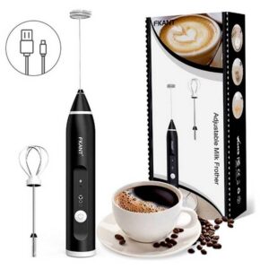 Rechargeable 2-in-1 Coffee & Milk Frother - Electric Egg Beater & Handheld Whisk
